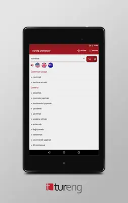 Tureng Dictionary android App screenshot 12