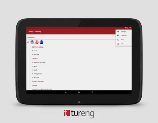 Tureng Dictionary android App screenshot 14