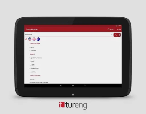 Tureng Dictionary android App screenshot 18