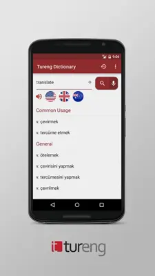 Tureng Dictionary android App screenshot 24