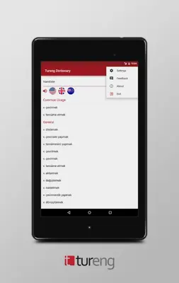 Tureng Dictionary android App screenshot 8